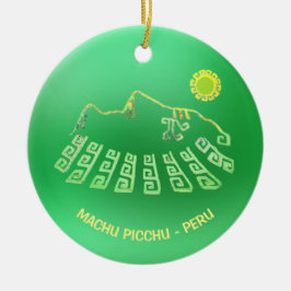 マチュピチクスコペルー セラミックオーナメント