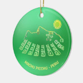 マチュピチクスコペルー セラミックオーナメント (左)