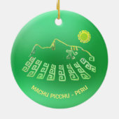 マチュピチクスコペルー セラミックオーナメント (裏面)