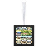 マチュピチペルーの幸せ キューブオーナメント (右)