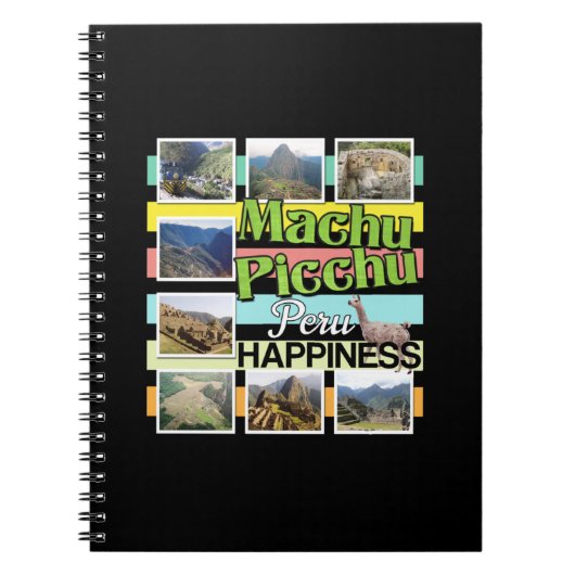 マチュピチペルーの幸せ ノートブック (正面)
