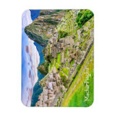 マチュピチペルー風光明媚な旅行 マグネット (縦)