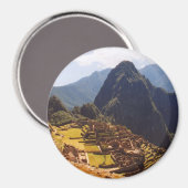 マチュピチペルー – マチュピチュ遺跡サンライズ マグネット (正面/裏面)