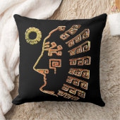 マチュピチモダンュスケッチオンブラック クッション (ブランケット)