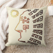 マチュピチモダンュスケッチオンライトベージュ クッション (ブランケット)