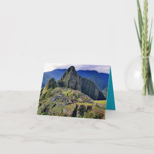 マチュピチュペルー-パノラマ カード (正面)