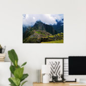 マチュピチュ大草原，ペルー ポスター (ホームオフィス)