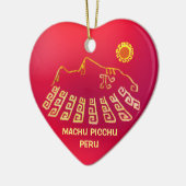 マチュピチュ クスコ ペルー セラミックオーナメント (左)