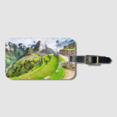 マチュピチュ，クスコ – ペルー ラゲッジタグ (正面横)