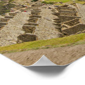 マチュピチュ、ペルーのインカ市のポスター ポスター (角)