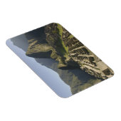 マチュピチュ、ペルーのインカ市の遺跡。 マグネット (右側)