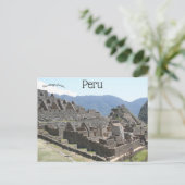 マチュピチュ・ペルーの景色 ポストカード (スタンド正面)