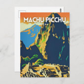 マチュピチュ，ペルー ポストカード (正面/裏面)