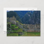 マチュピチュ,ペルー ポストカード (正面/裏面)