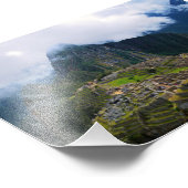 マチュピチュ、ペルー、Overlook フォトプリント (角)