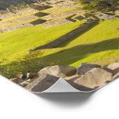 マチュピチュ、古代遺跡、ユネスコの世界4 ポスター (角)