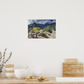 マチュピチュ、古代遺跡、ユネスコ世界3 ポスター (キッチン)