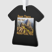 マチュピチュIncaトレイル引用文 – ペルー – ハイキング オーナメント (正面)