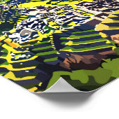 マチュピチュPeru South Americaトラベルアートヴィンテージ ポスター (角)