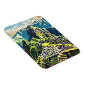 マチュピチュPeru South Americaトラベルアートヴィンテージ マグネット (右側)