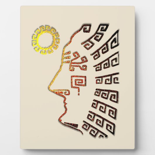 マチュ・ピチュの絵 フォトプラーク (正面)