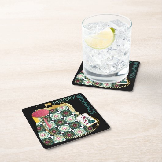 マチョンバッグホリディコースター スクエアペーパーコースター (インサイチュ)