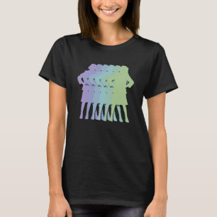 マチルダストロンググラディエントミュージカルシアタースタンス Tシャツ
