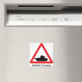 マチルダ交差警告標識磁石 マグネット (インサイチュ (食洗機))