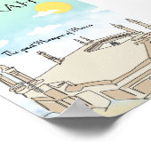 マッカのモスクのトラベル素晴らしアートポスター ポスター (角)