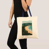 マッカイオーストラリア旅行アートヴィンテージ トートバッグ (正面(商品))