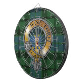 マッカイタータンチェック&バッジ ダーツボード (正面右)