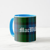 マッカスタムク伝統的ウィリアムタータンチェックプレイドマグ マグカップ (正面左)
