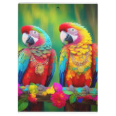 マッカラフルコー鳥オンザブランチ–67859 クリップボード (裏面)