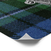 マッカラムタータンチェック&バッジ ポスター (角)