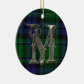 マッカルムプレイドモノグラムオーナメント セラミックオーナメント (右)