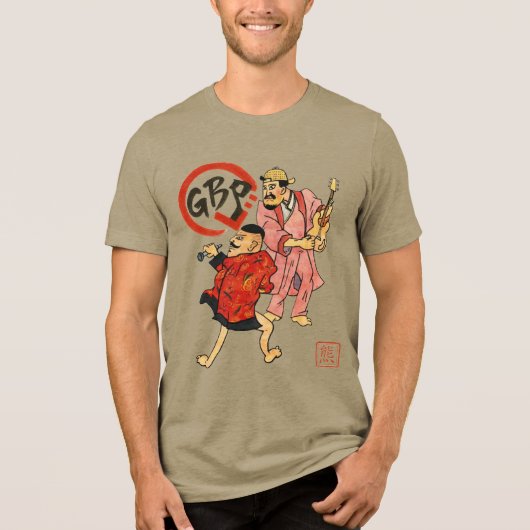 マッカロニン・スクロール・ウォリアーズ II トライブレンドＴシャツ (正面)