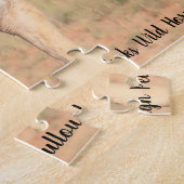 マッカローが野生の馬を登る ジグソーパズル (側面)