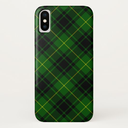 マッカーサータータンチェックグリーンプレイド Case-Mate iPhoneケース (裏面)