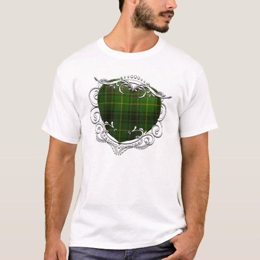 マッカーサータータンチェックハート Tシャツ (正面)
