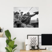 マッカーサー観察インチョン ポスター (ホームオフィス)