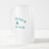 マッカーシーのアイリッシュパブ フロストグラスビールジョッキ (正面左)