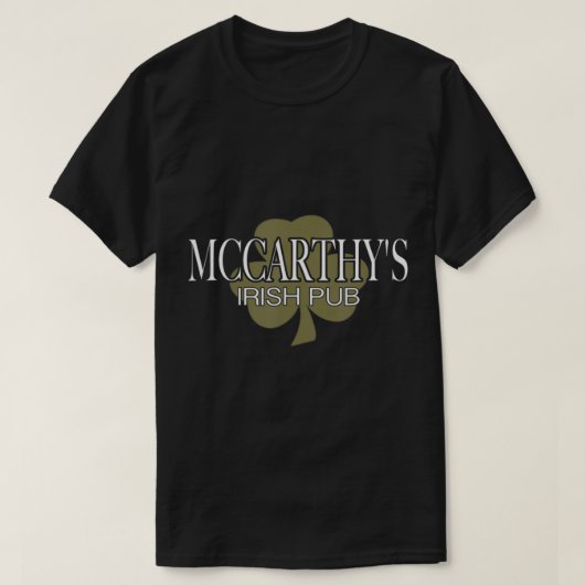 マッカーシーのアイリッシュパブTシャツヴィンテージアイリッシュシャツ Tシャツ (デザイン正面)