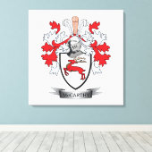 マッカーシー・コート・オブ・アームズ キャンバスプリント (インサイチュ (ウッドフロア))