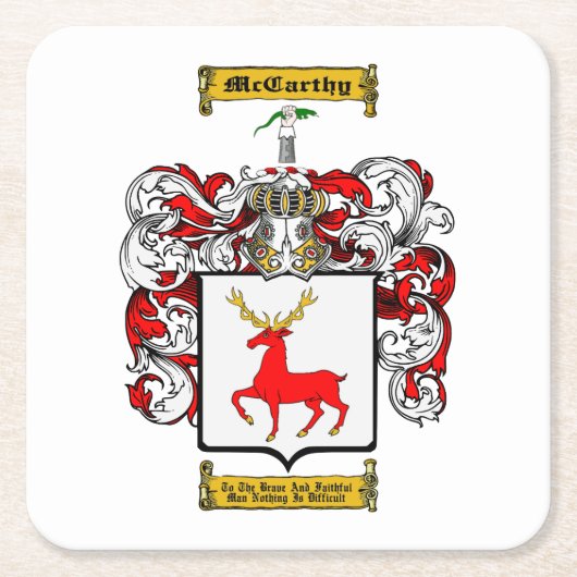 マッカーシー スクエアペーパーコースター (正面)