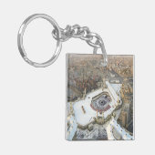 マッカ、マスジド・アル=ハラム、カアバの景色 キーホルダー (正面左)