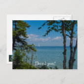 マッキナックでの帆走り ポストカード (正面/裏面)