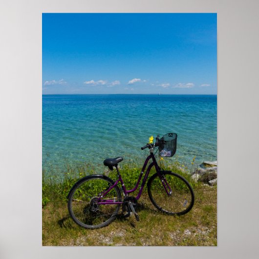 マッキナックでの自転車 ポスター (正面)