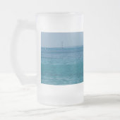 マッキナックで泡立てガラスのビールマグ フロストグラスビールジョッキ (左)