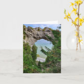 マッキナックアイランドアーチロック カード (黄色い花)