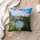 マッキナックアイランドアーチロック クッション (ブランケット)